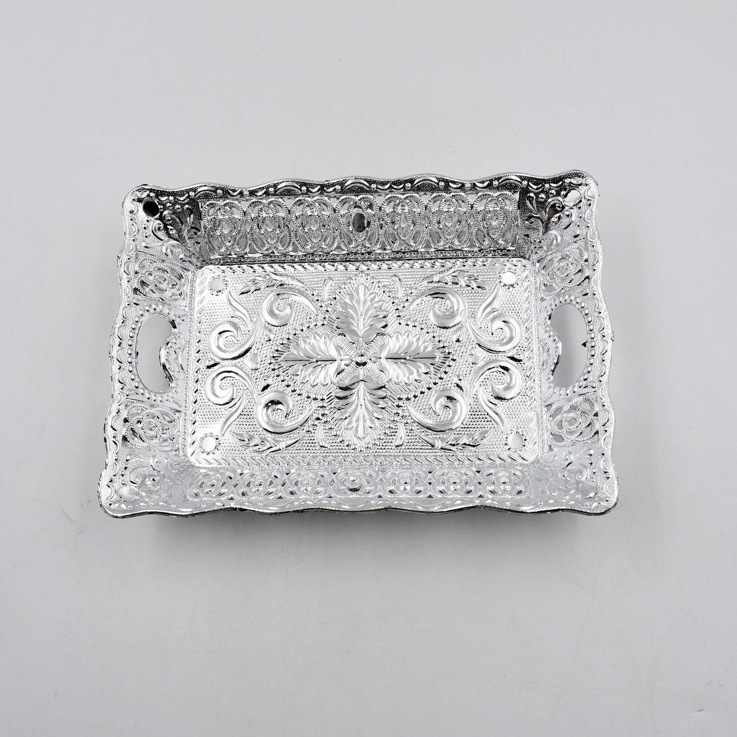 Decorative Mukhwas Serving Tray Serving Mukhwas Plate Fancy Candy Tray Dry Fruit Serving Tray - LootFaat