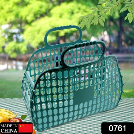 Grocery Vegetable Foldable Smiley Non-woven Fabric Shopping Bag - LootFaat