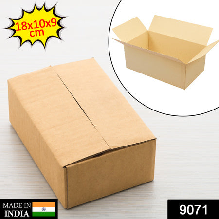 Brown Box For Product Packing 18x10x9cm - LootFaat