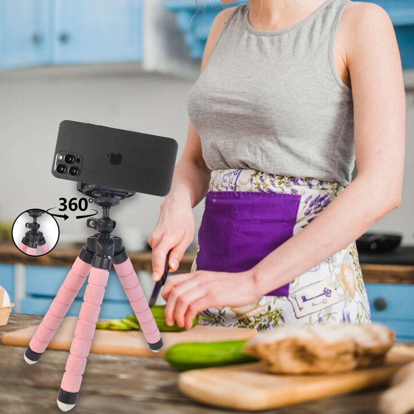 Mini Tripod Flexible Tripod Stand (1 Pc) - LootFaat