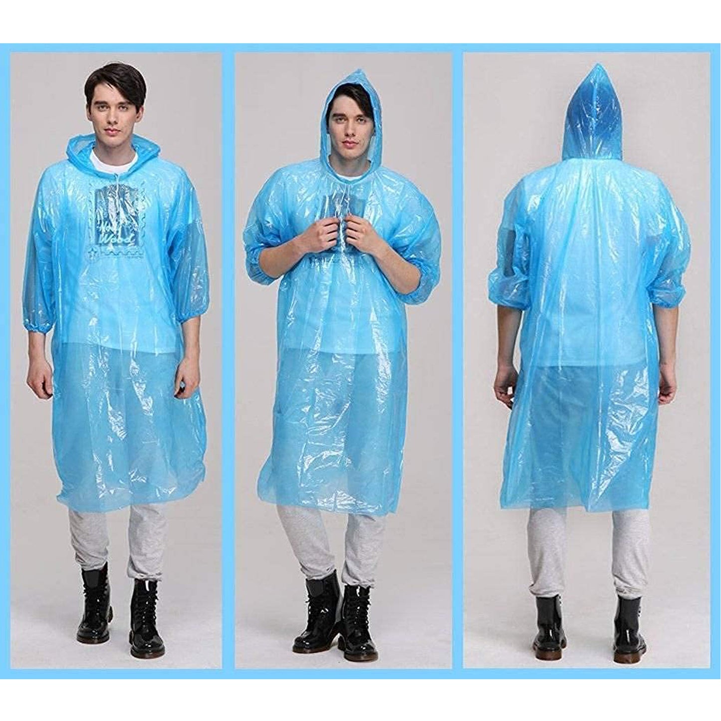 Easy To Carry Emergency Waterproof Rain Coat Pouch - LootFaat