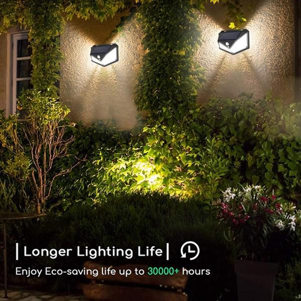 Solar Lights For Garden Led Security Lamp For Home Outdoors Pathways - LootFaat