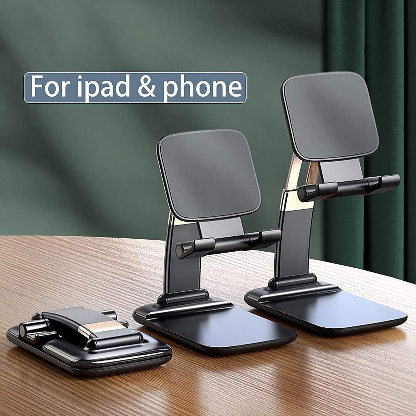 Phone Holder For Table Foldable Universal Mobile Stand For Desk - LootFaat