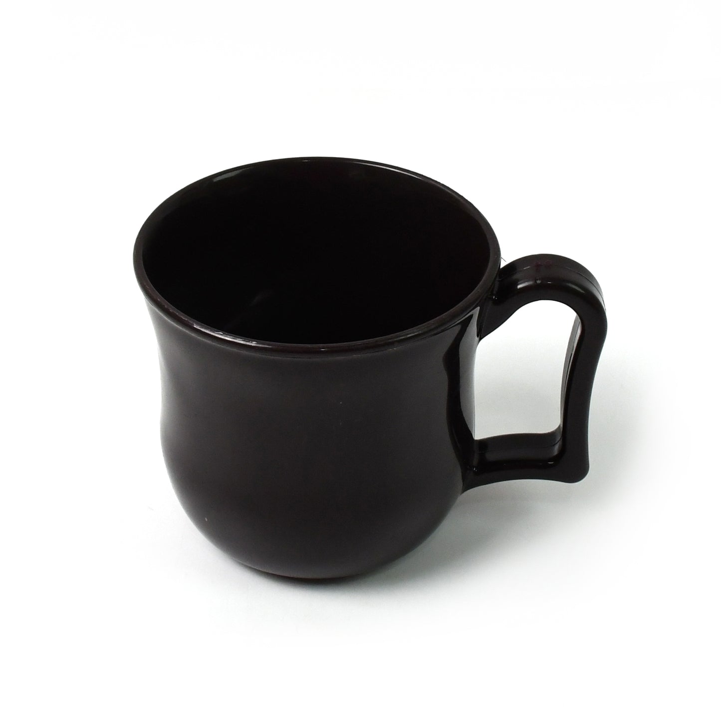 Premium Plastic Coffee Tea Cups Mug With Handle (1 Pc With Color Box Black) - LootFaat