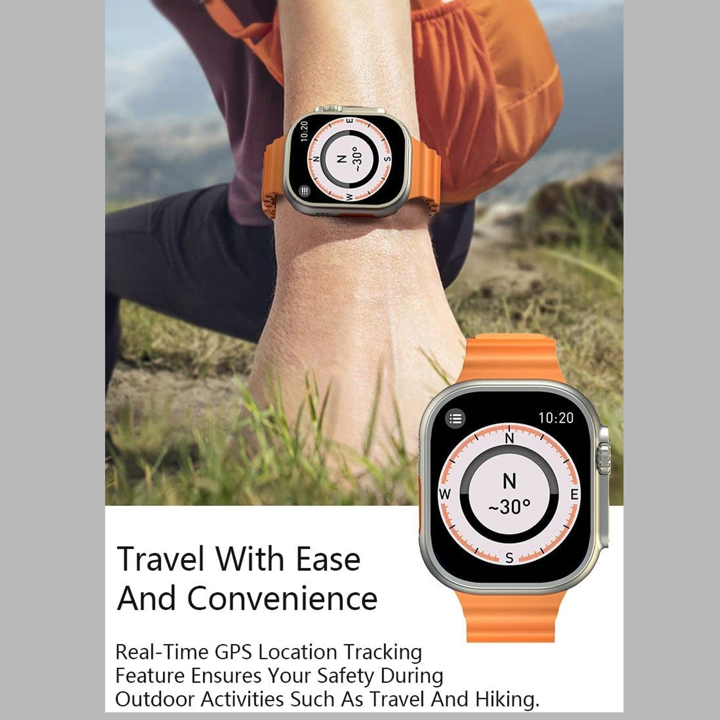 Ultra Seris T800 Smart Watch Men Female Smartwatch Bluetooth Call Wireless Charge Fitness Bracelet Watch Large 49 Mm Screen Smart Watch - LootFaat
