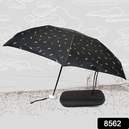 3-fold Umbrella Summer Sun And Rain Protectionfoldable Cute Umbrella Uv Protection Rain Sun Umbrella Travel Accessories Umbrella For Children Girls And Boys (1 Pc With Zip Case) - LootFaat