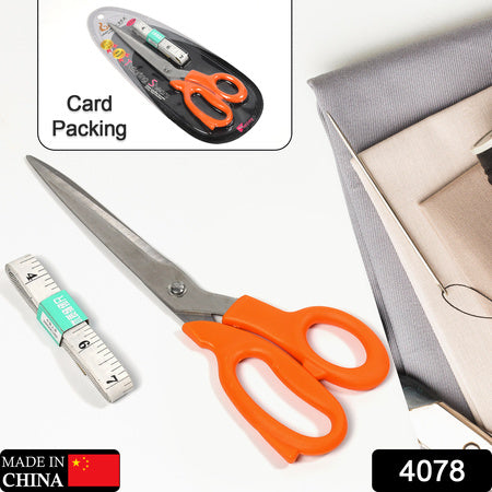 Tailor Scissors And Measuring Tape High Quality Scissor With Flexible Measuring Tape For Tailor Home Use Scissor - LootFaat