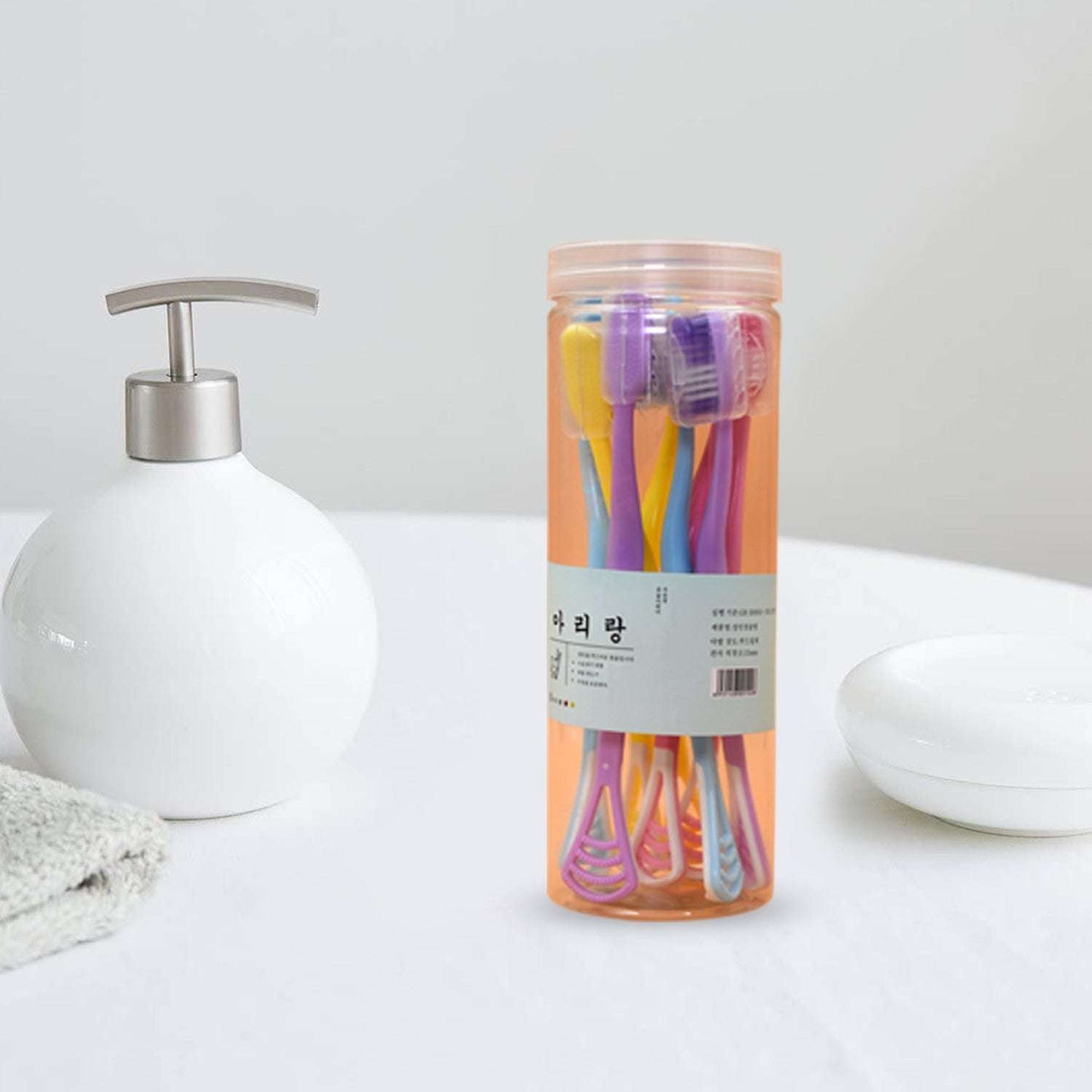 8 Pc 2 In 1 Toothbrush Case Widely Used In All Types Of Bathroom Places For Holding And Storing Toothbrushes And Toothpastes Of All Types Of Family Members Etc. - LootFaat