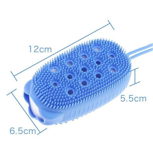 Silicone Bubble Bath Spa Super Soft Body Scrubbing Brush - LootFaat