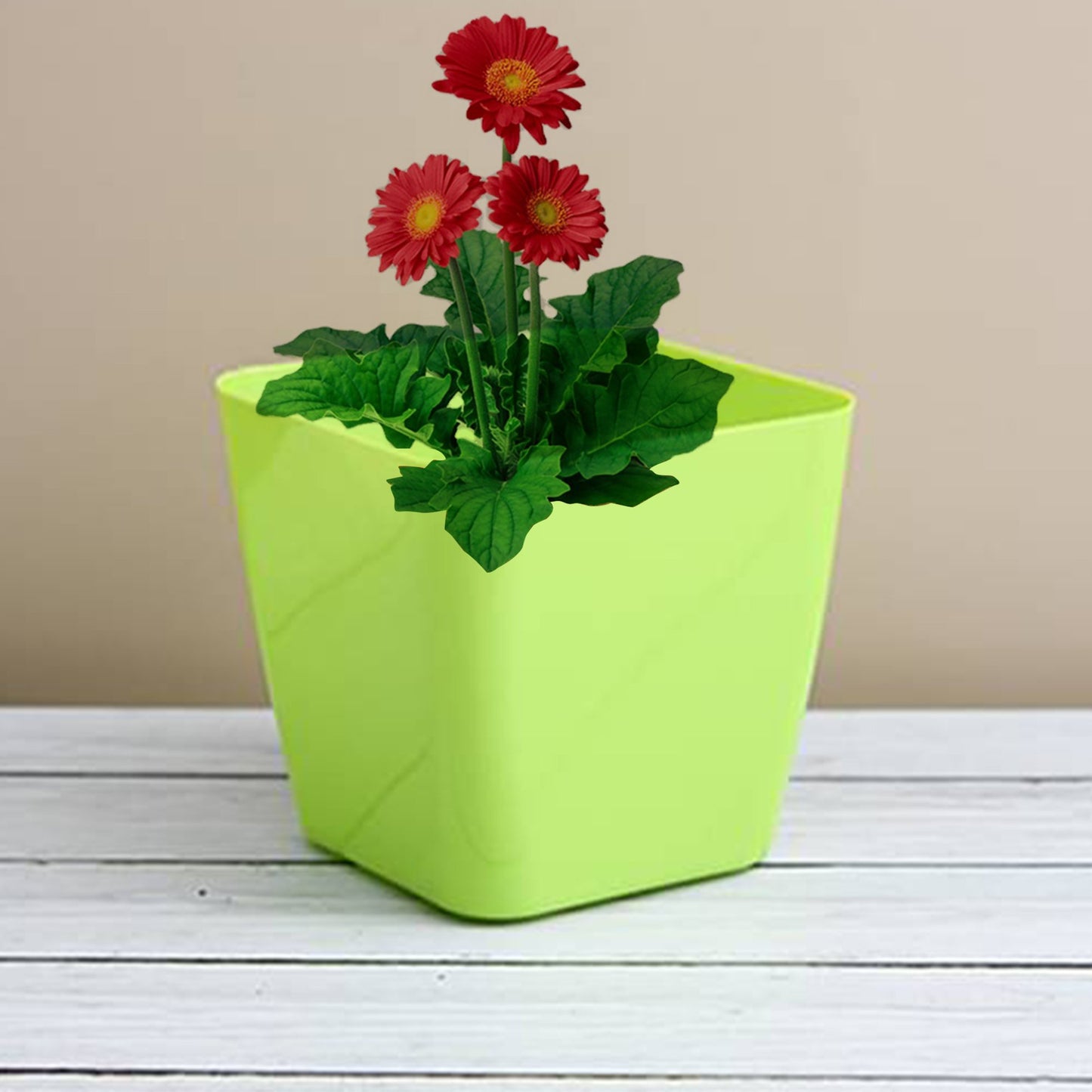 Flower Pots Square Shape For Indooroutdoor Gardening - LootFaat