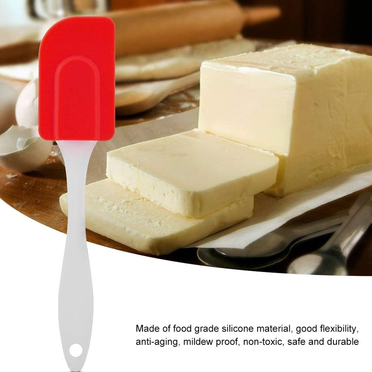 Silicone Cooking Spatula For Baking (1 Pc 18 Cm) - LootFaat
