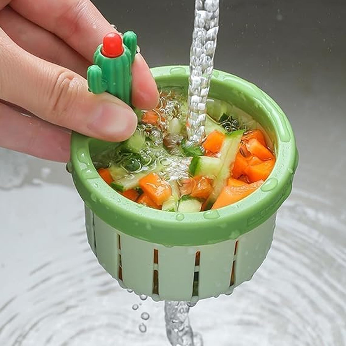 Plastic Kitchen Sink Drain Strainer (1 Pc) - LootFaat