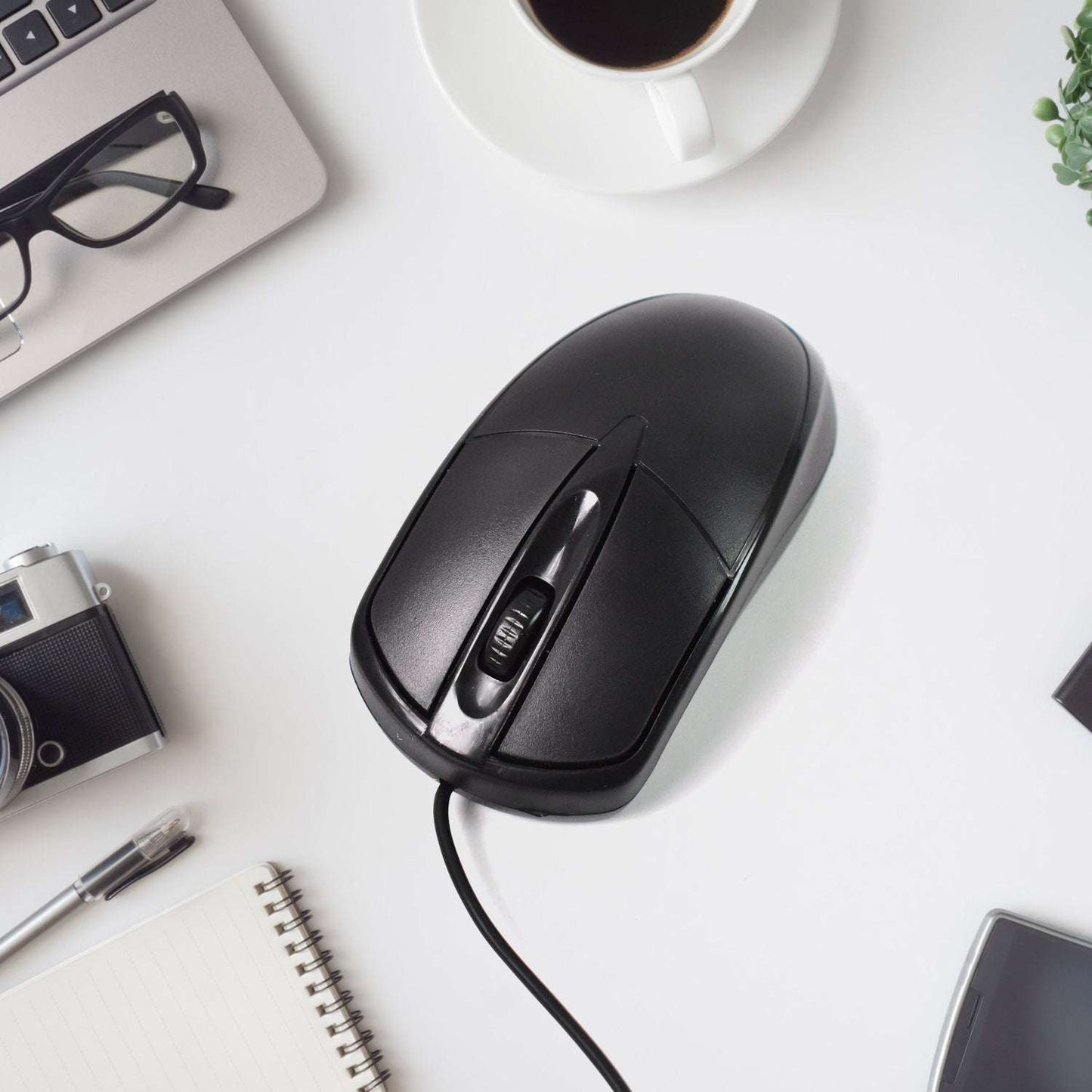 Computer Laptop Wired Optical Mouse M- 045 (1 Pc) - LootFaat