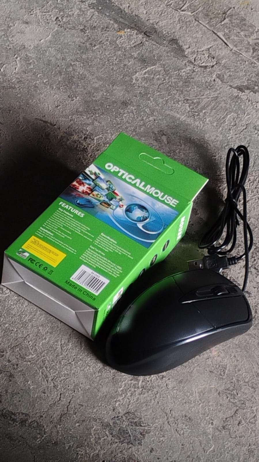 Computer Laptop Wired Optical Mouse M- 045 (1 Pc) - LootFaat