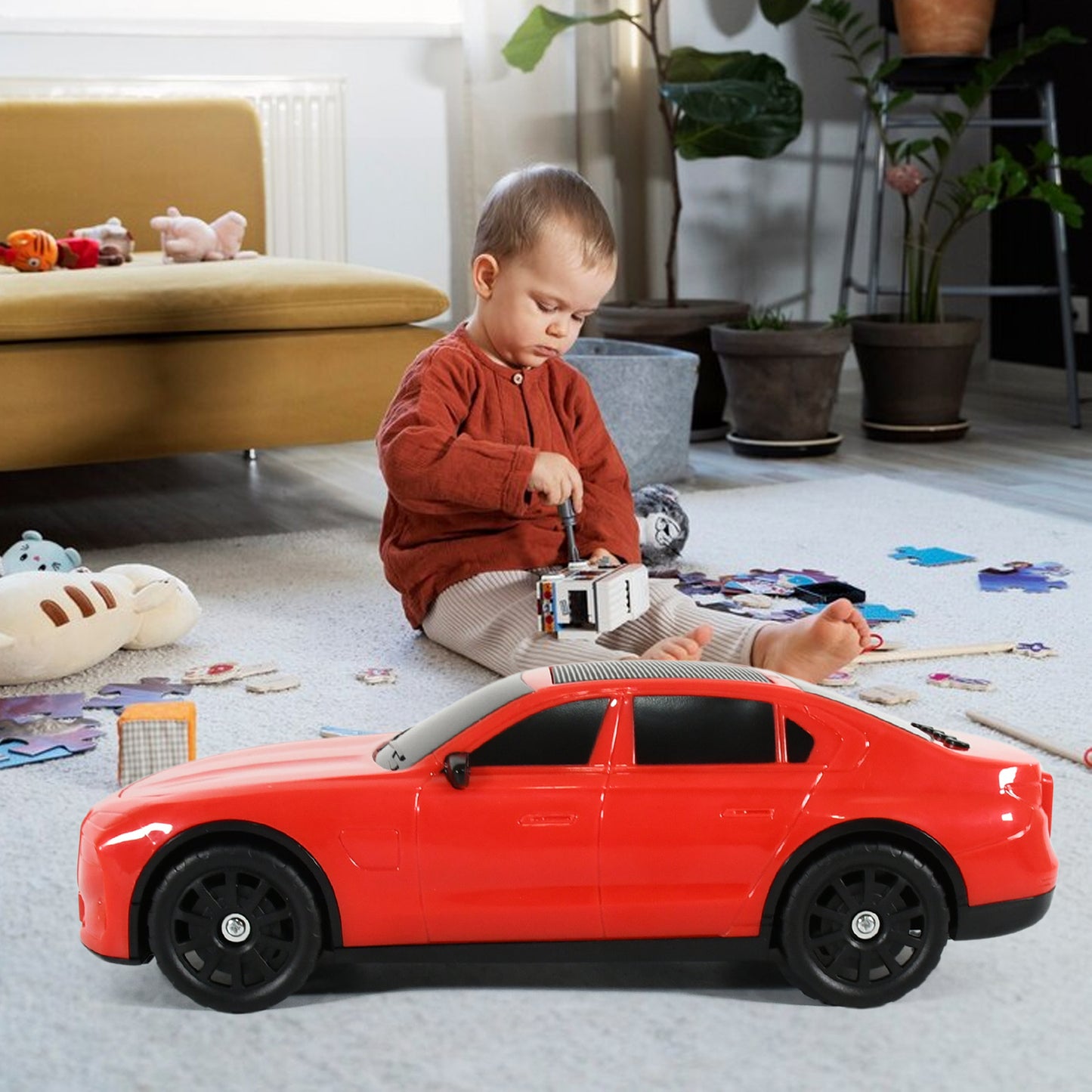 Wireless Bluetooth Speaker Portable Car Shape Music Speaker Support Bluetooth Tf Card Usb Fm Radio Function Unique Shape Car Speaker - LootFaat