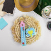 Cute 3D Silicone Keychain with Hook & Strap