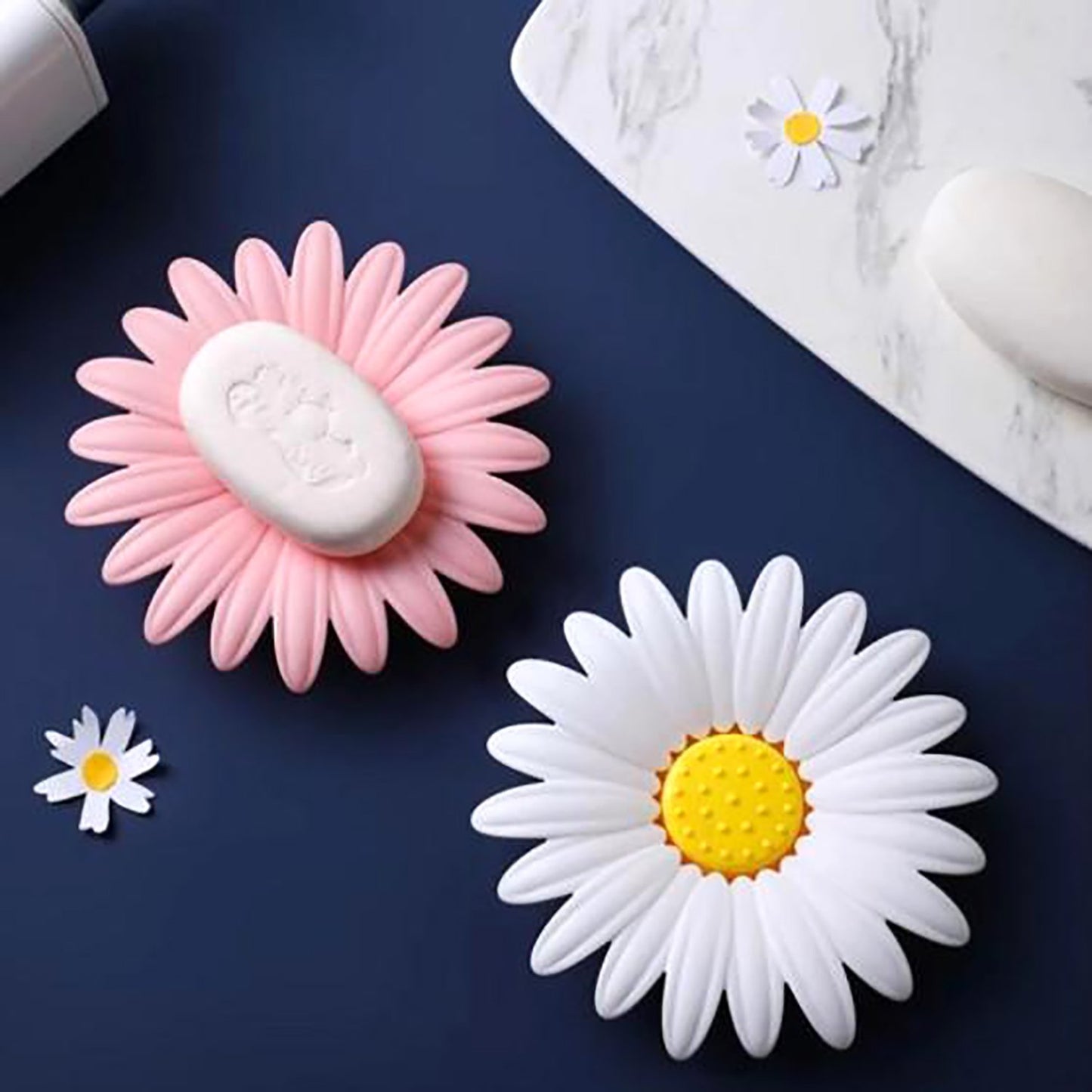 Flower Shape Portable Soap Dish Holder Soap Case - LootFaat