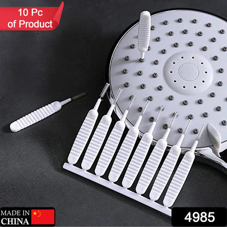 10pcs Shower Nozzle Cleaning Brush Reusable Multifunctional Shower Head Anti-clogging Small Brush - LootFaat