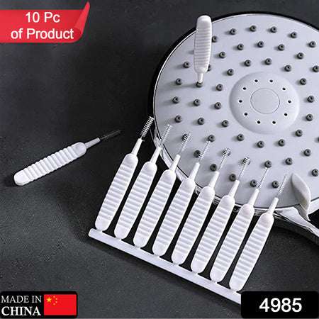 10pcs Shower Nozzle Cleaning Brush Reusable Multifunctional Shower Head Anti-clogging Small Brush - LootFaat