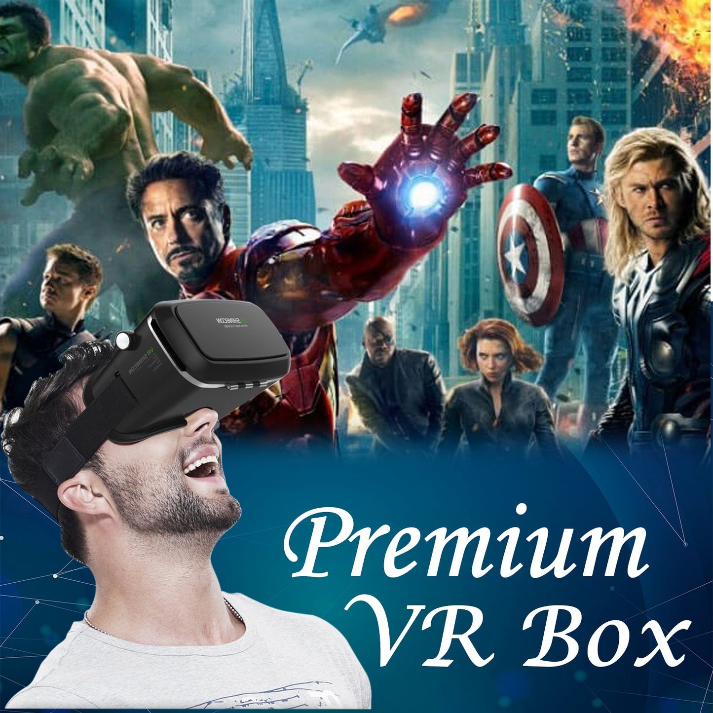 Vr Pro Virtual Reality 3d Glasses Headset - LootFaat
