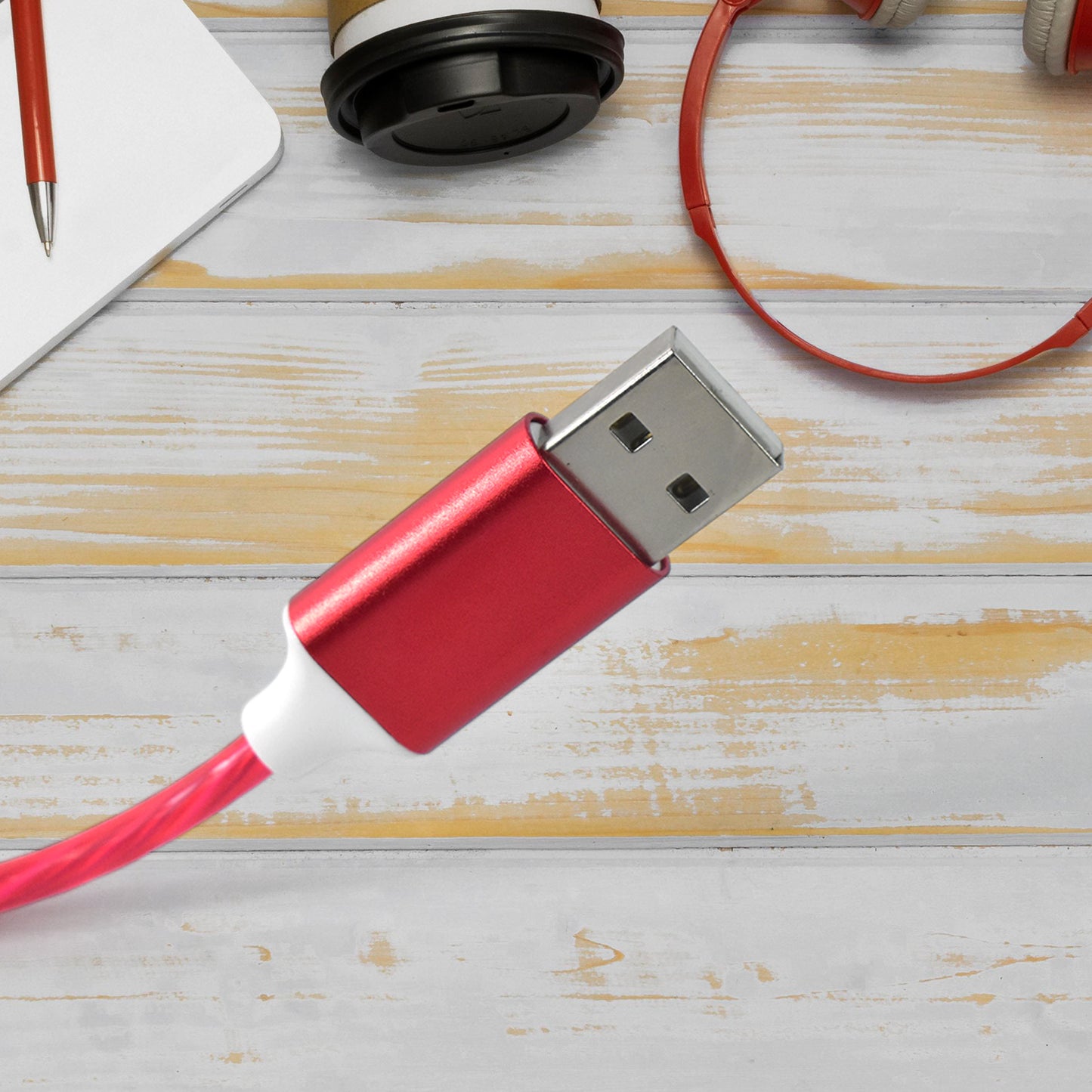 3 In 1 Charging Cable Light Up Fast Charger Lighting Cable - LootFaat