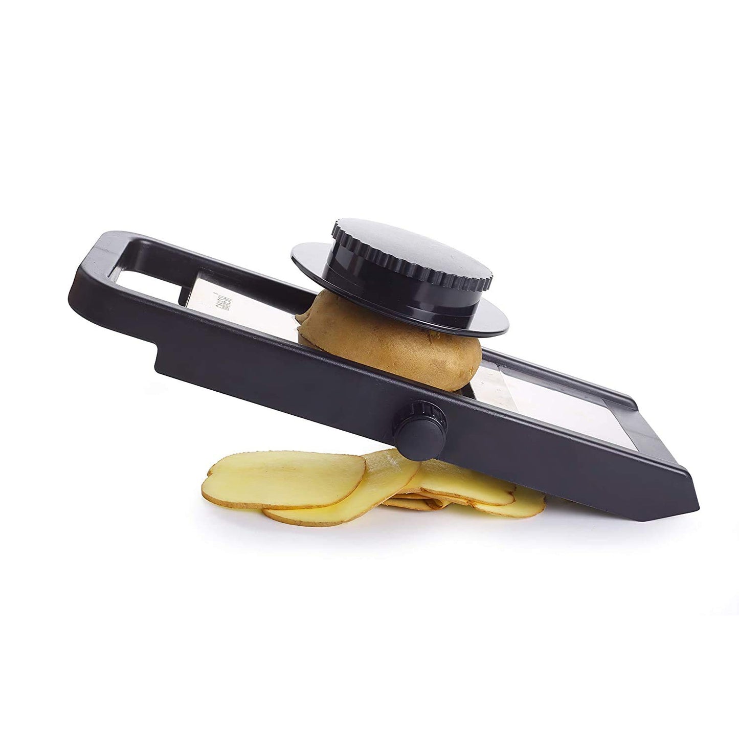 Ganesh Adjustable Plastic Slicer 1-piece Blacksilver - LootFaat