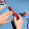 Double Sided Nail File Set - Professional 9cm Nail Shaper (2 Pcs)