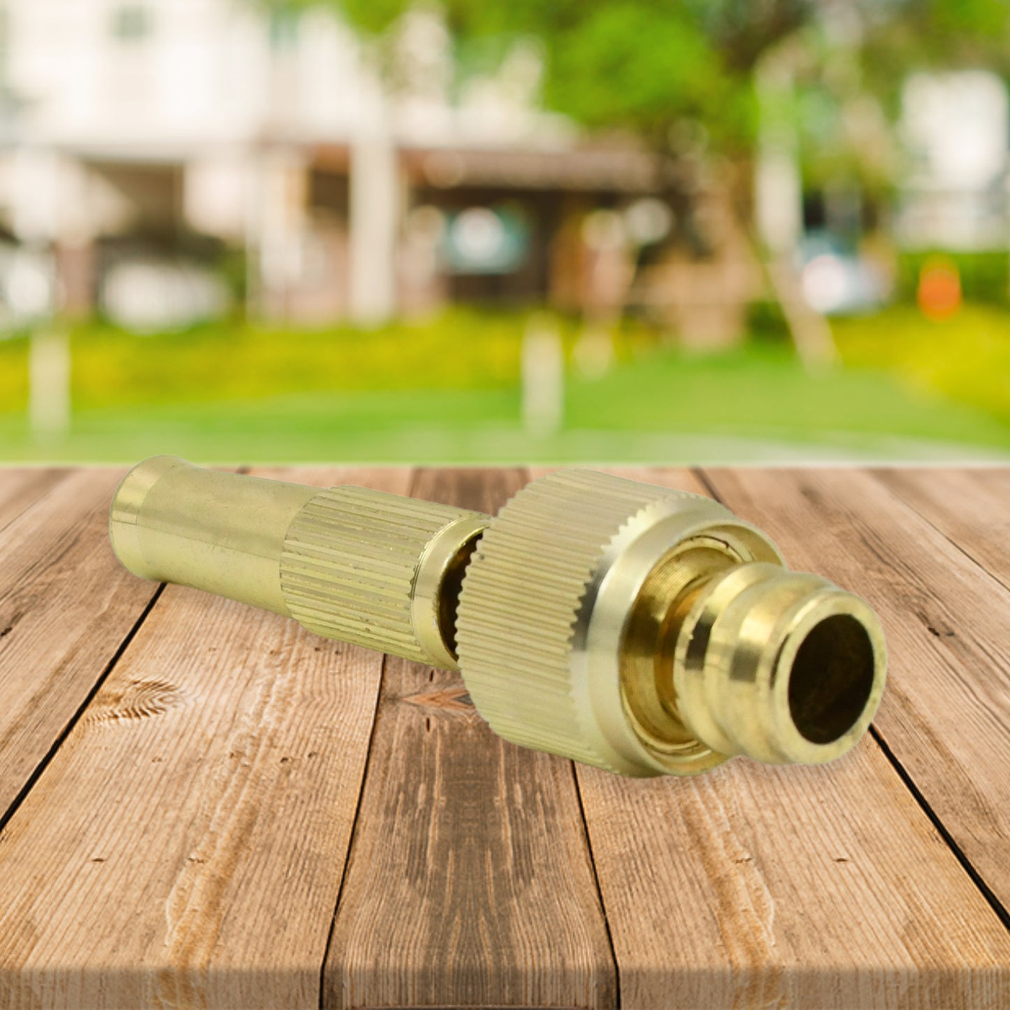 Water Spray Nozzle For Water Pipe Booster Nozzle For Car Wash Nozzle With High Pressure Water Adjustable Brass Nozzle Water Spray Gun For Gardening Watering Tools - LootFaat