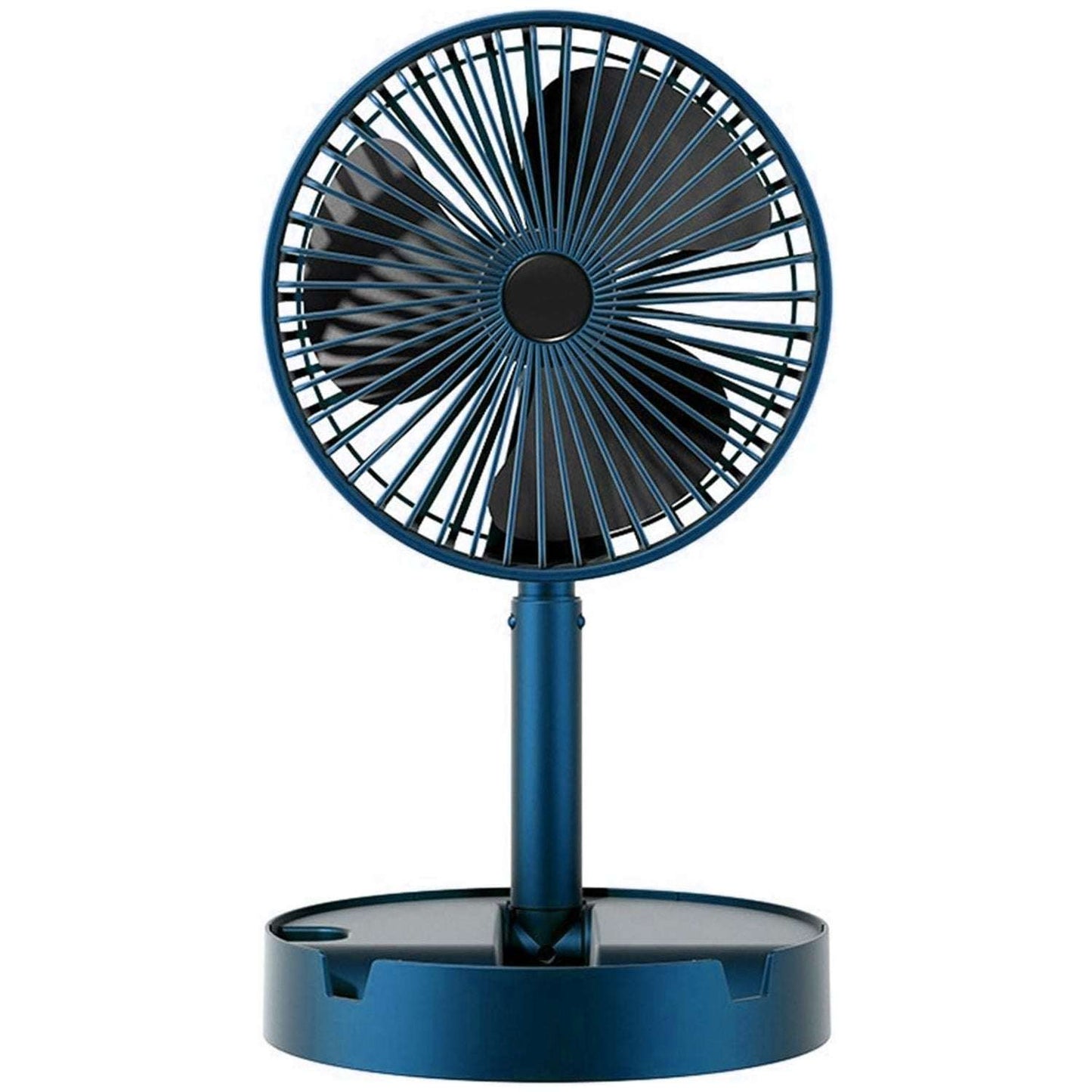 Telescopic Electric Desktop Fan Height Adjustable Foldable Portable For Travelcarry Silent Table Top Personal Fan For Bedside Office Table (Battery Not Include) - LootFaat
