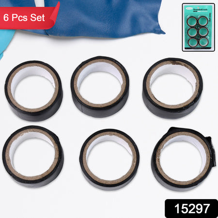 General Electrical Tape All Purpose Pvc Electrical Tape (6 Pcs Set) - LootFaat