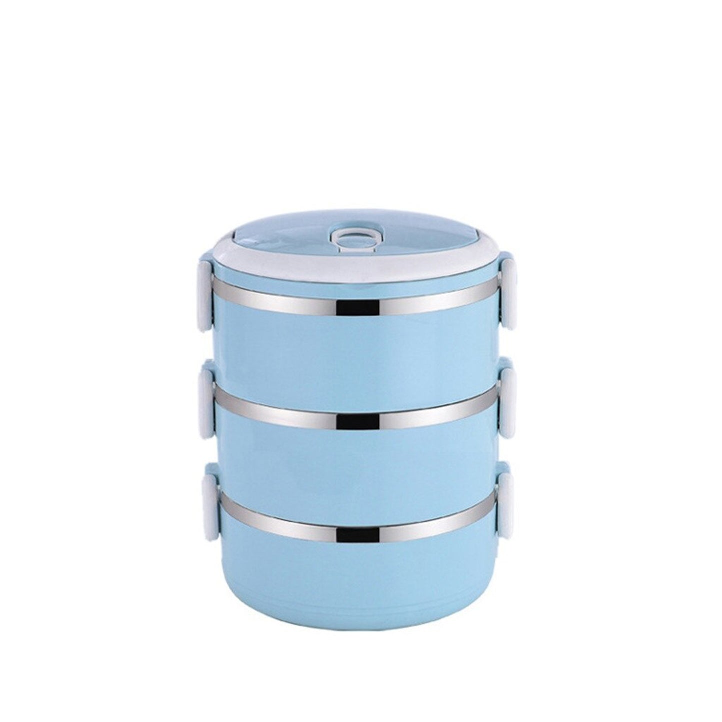 Multi Layer Stainless Steel Hot Lunch Box (3 Layer) - LootFaat