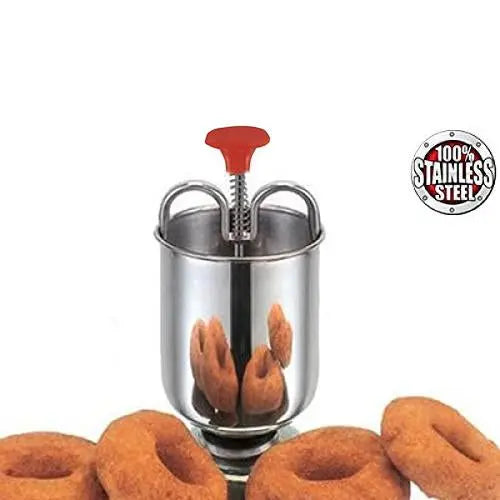 Stainless Steel Medu Vada And Donut Maker For Perfectly Shaped And Crispy Vada Maker - LootFaat
