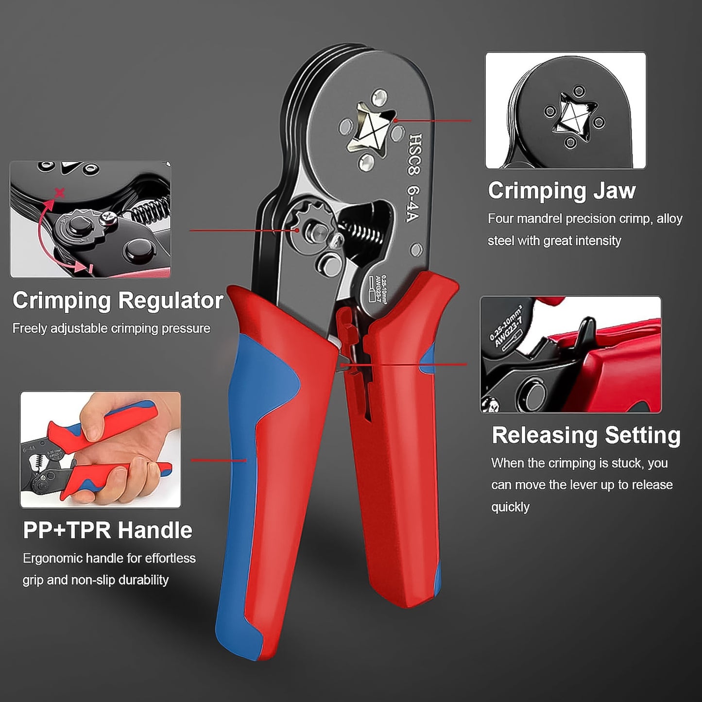 Wire Ferrule Kit With 1200pcs Wire End Ferrules Crimper Plier - LootFaat