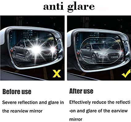 Anti Fog Anti Scratch Interior Rearview Car Mirror Film Waterproof Hd Clear Protective Sticker Film For Safe Driving Car Mirrors Side Windows - LootFaat