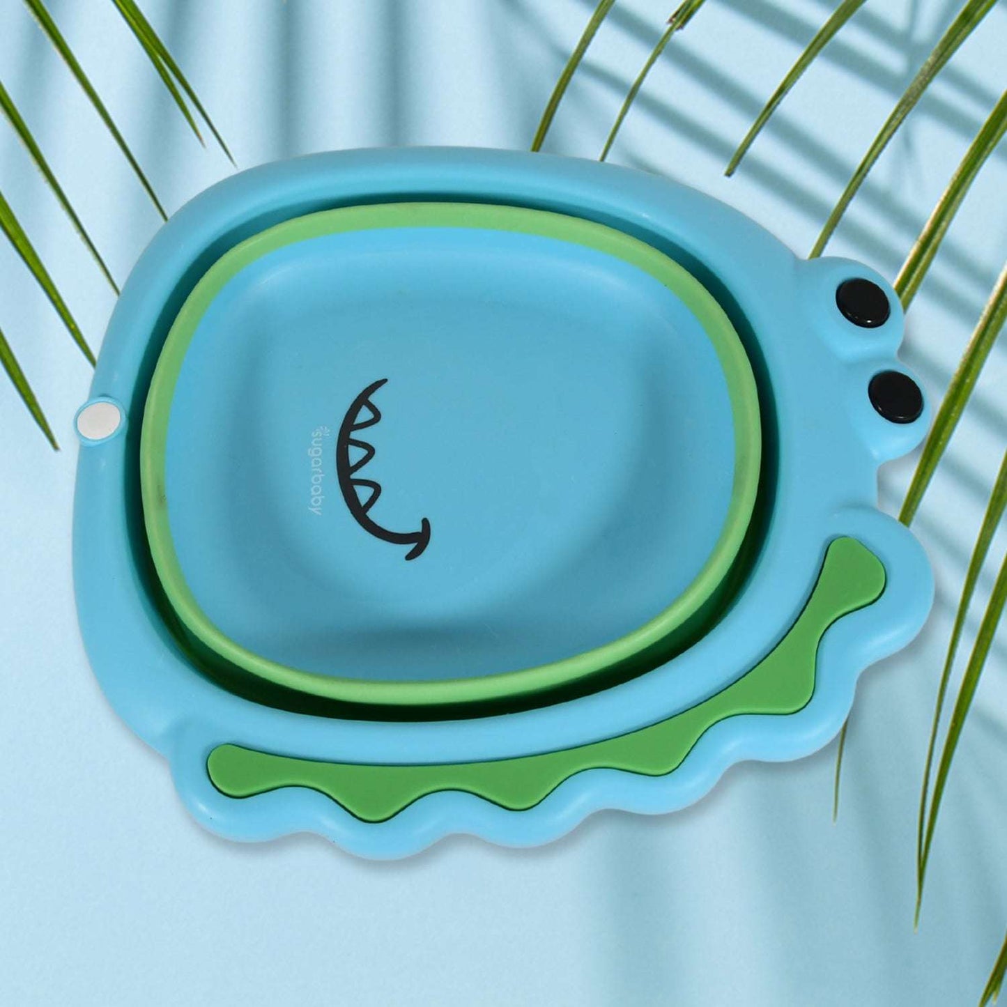 Foldable Frog Baby Wash Basin - Space Saving, Multi-Function