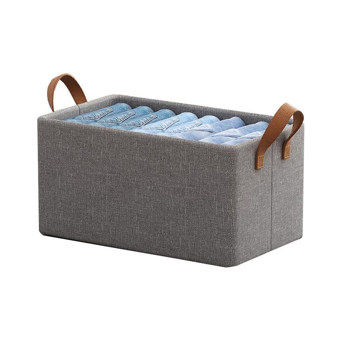 Foldable Cloth Storage Box With Handles (4730 Cm) - LootFaat