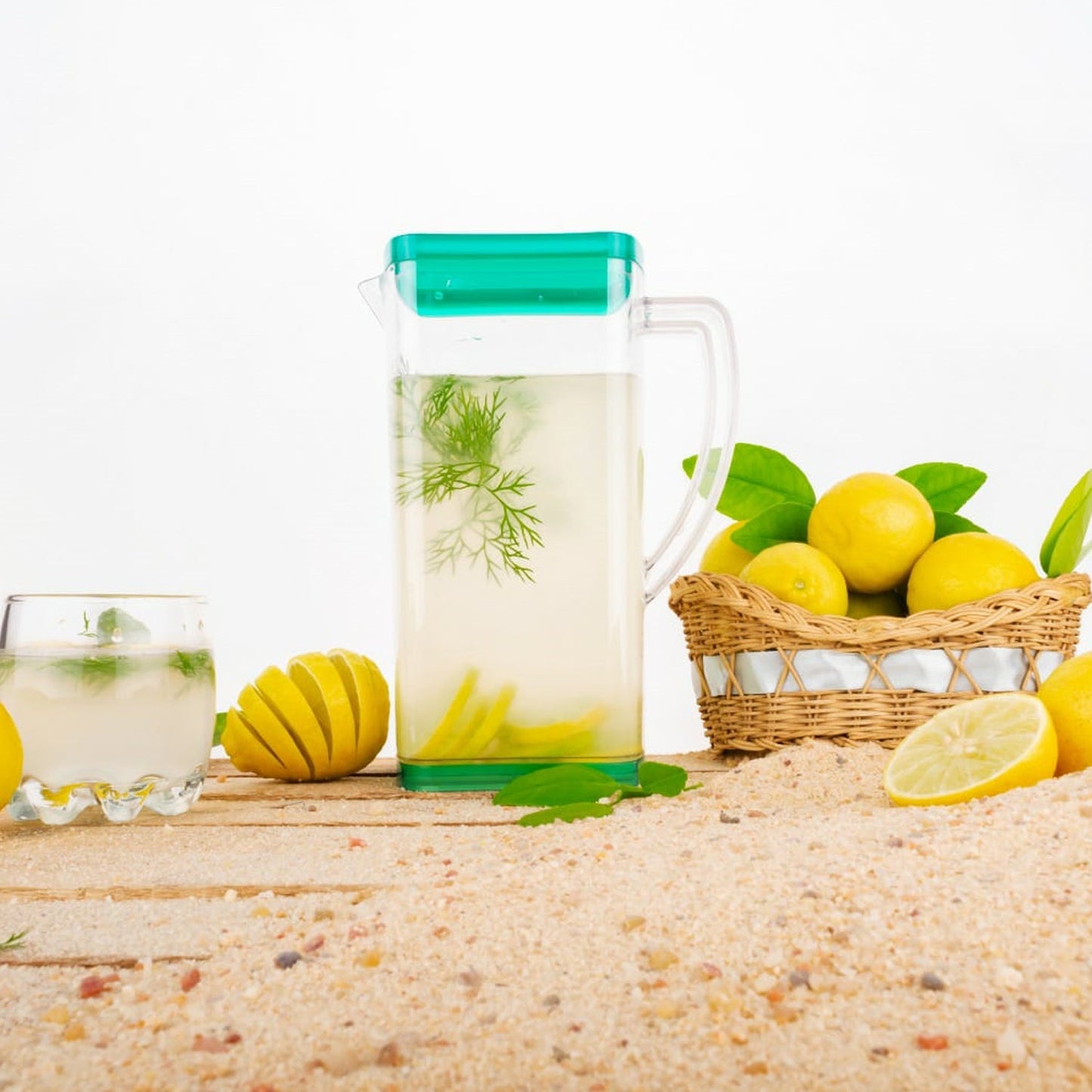Resistant Glass Jug For Juice Milk Cold Or Hot Beverages - LootFaat