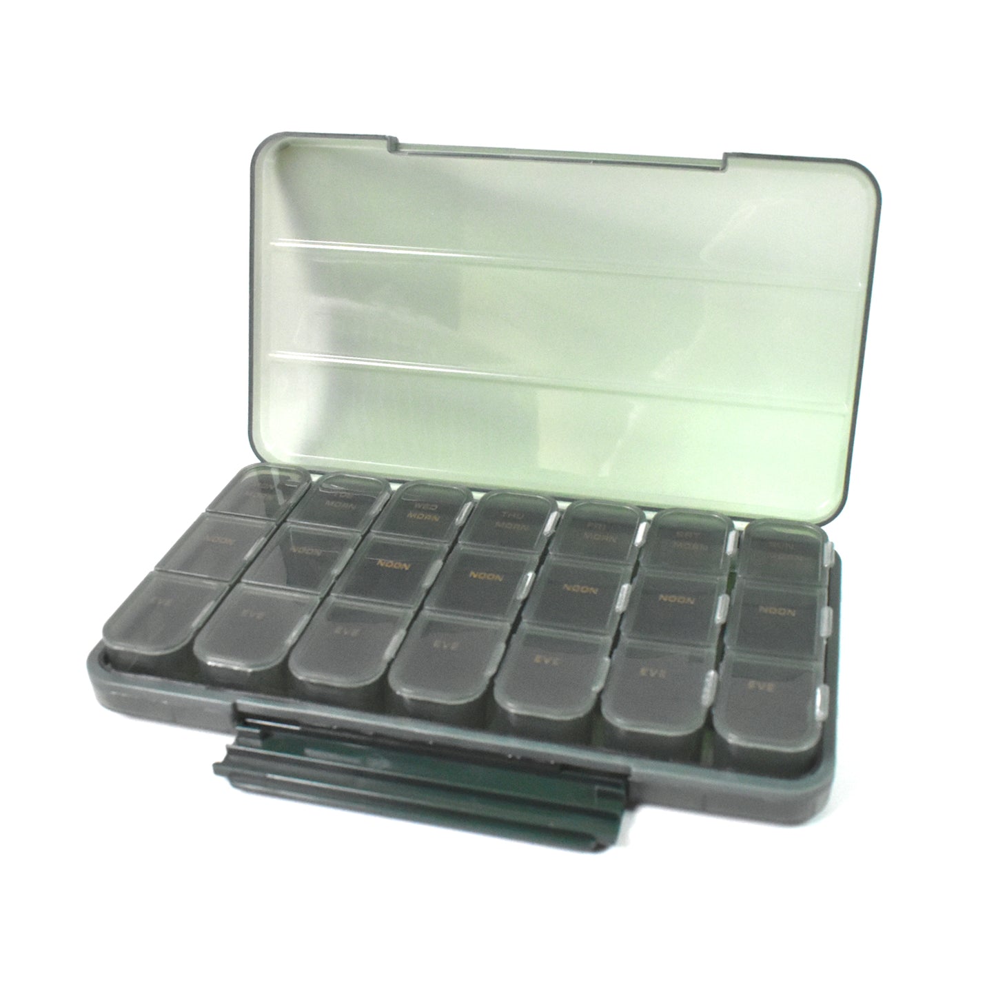 Portable Weekly Pill Box Organiser Daily Pill Keeper 21 Grid Container (1 Pc) - LootFaat