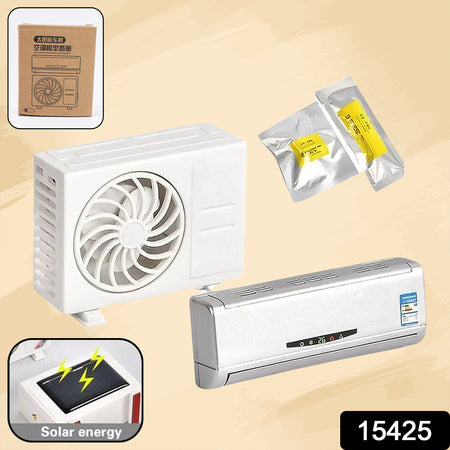 Ac Design Solar-powered Car Air Freshener Built-in Perfume Diffuser For Dashboard And Ac Vent - LootFaat