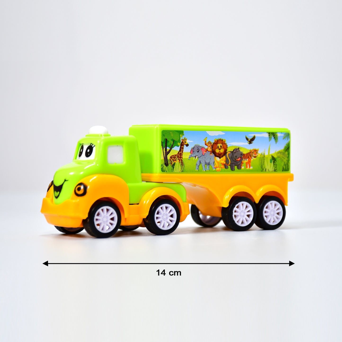 Small Green And Yellow Toy Truck. - LootFaat