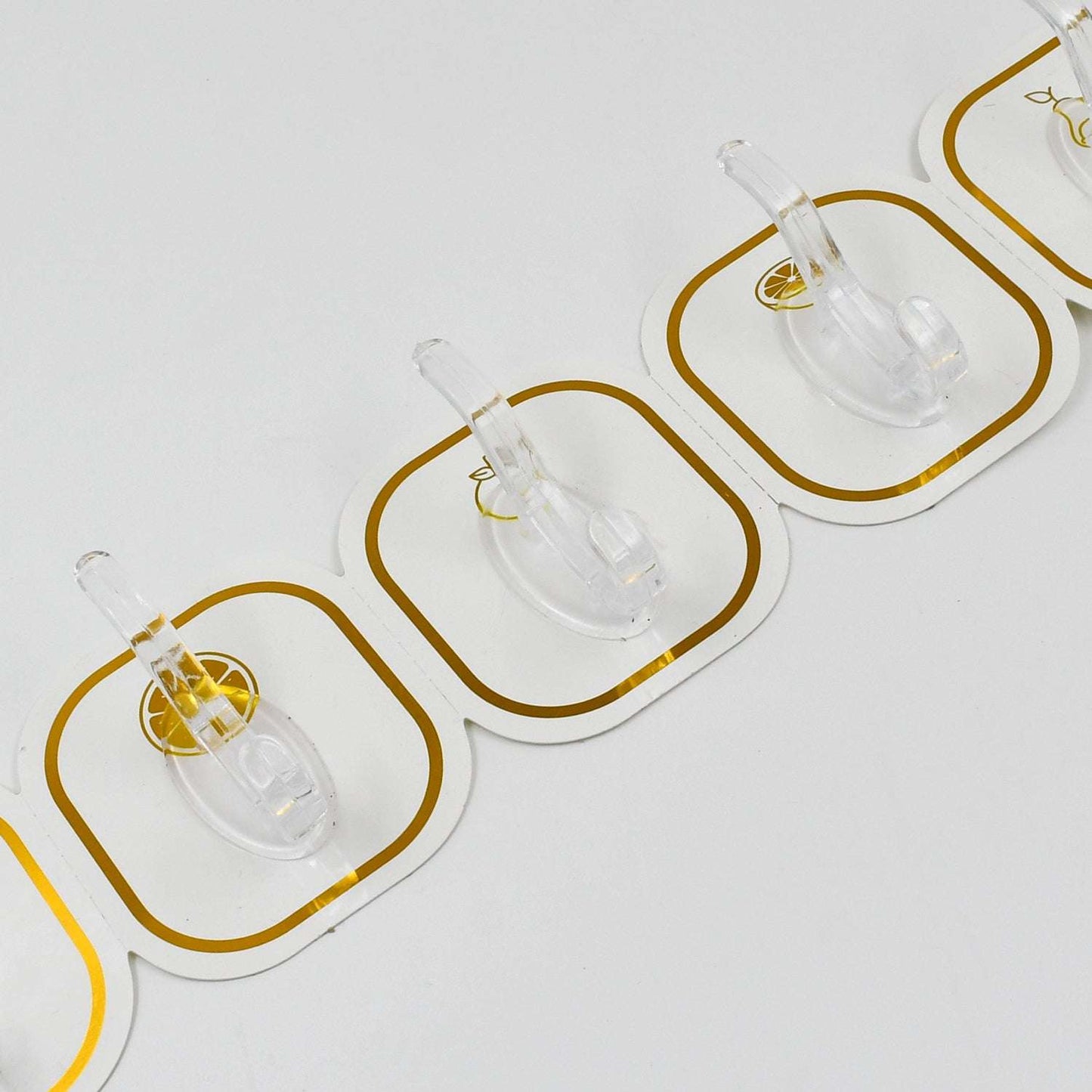 Transparent Adhesive Wall Hook (6 Pcs Set) - LootFaat
