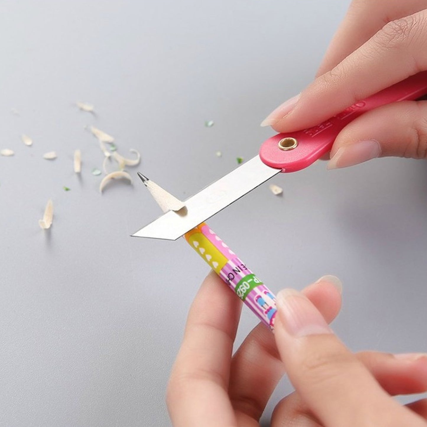 Multicolour Mini Paper Cutter Knife Pencil Knife (Pack Of 12) - LootFaat