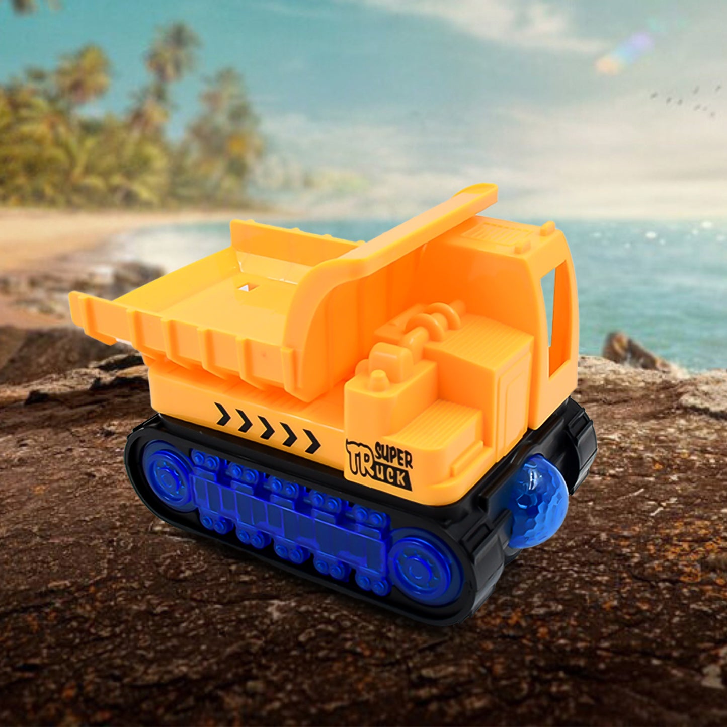 Engineering Vehicletoys For Kids - Self-driving Super Dump Truck Toy Self-driving Trucks Engineering Truck Electric Vehicle Toys Boys Birthday Gift Toys (1 Pc) - LootFaat