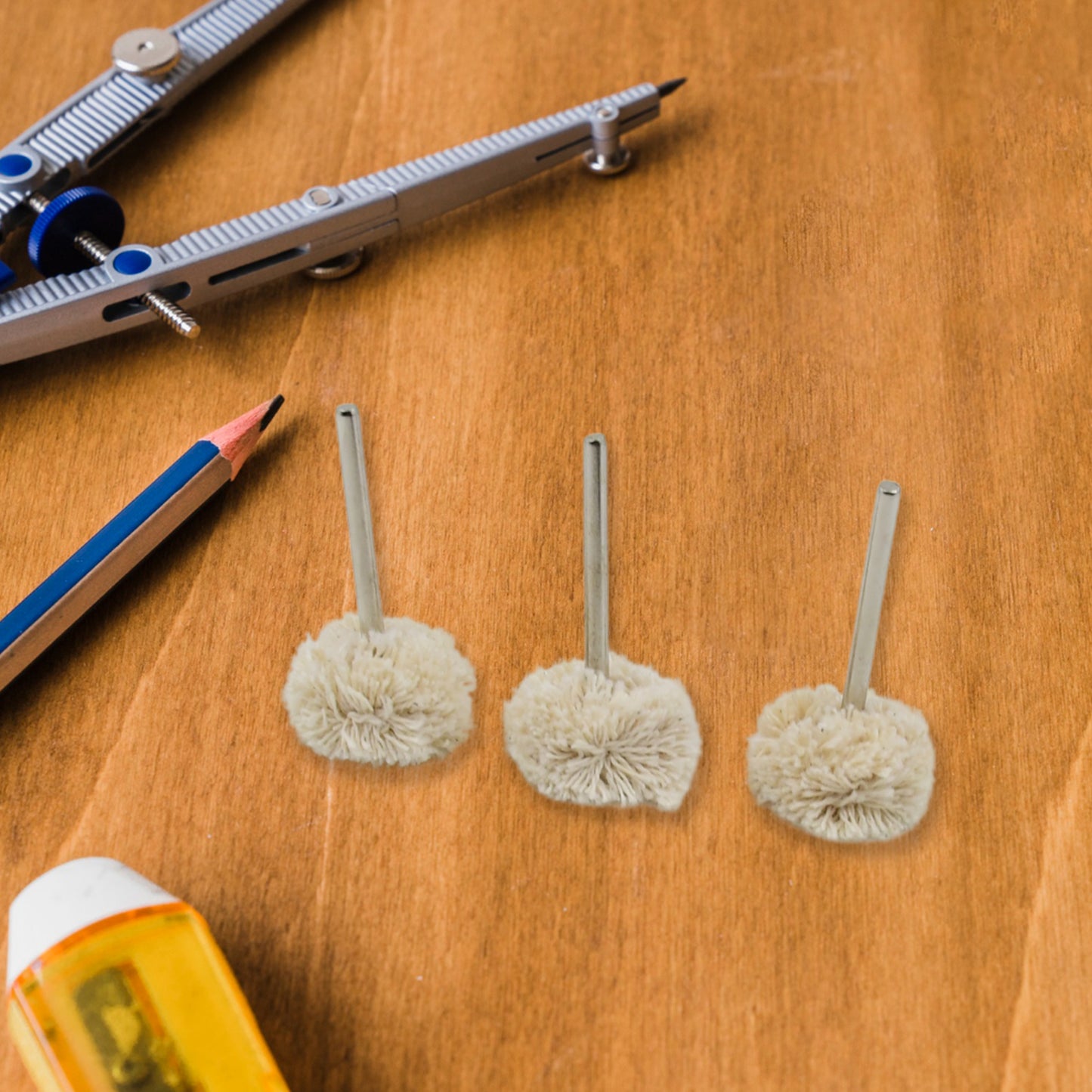 Cotton Polishing Buffing Wheel For Dremel Polishing Kit (3 Pc Set) - LootFaat