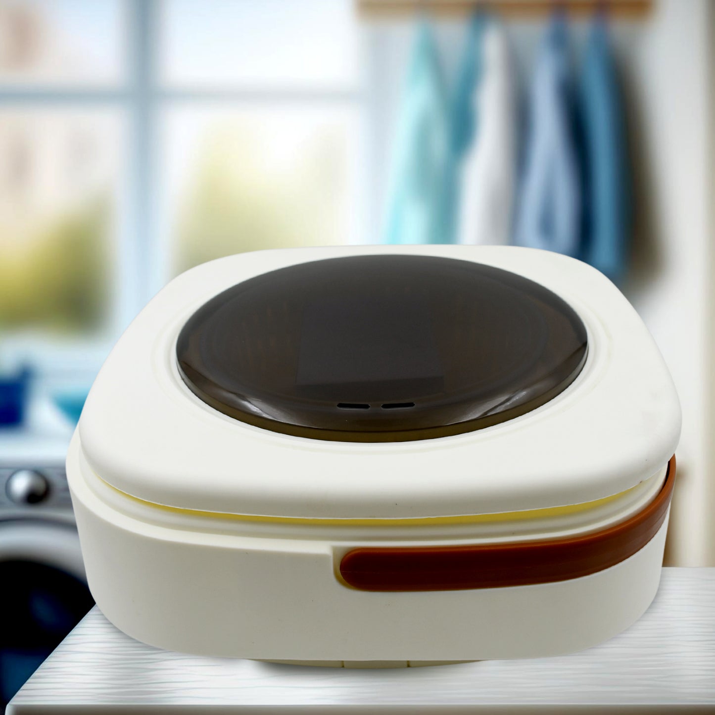 Folding Washing Machine Mini Portable Washing Machine Deep Cleaning Half Automatic Washt Mini Foldable Washing Machine Suitable For Socks Underwear Baby Clothes - LootFaat