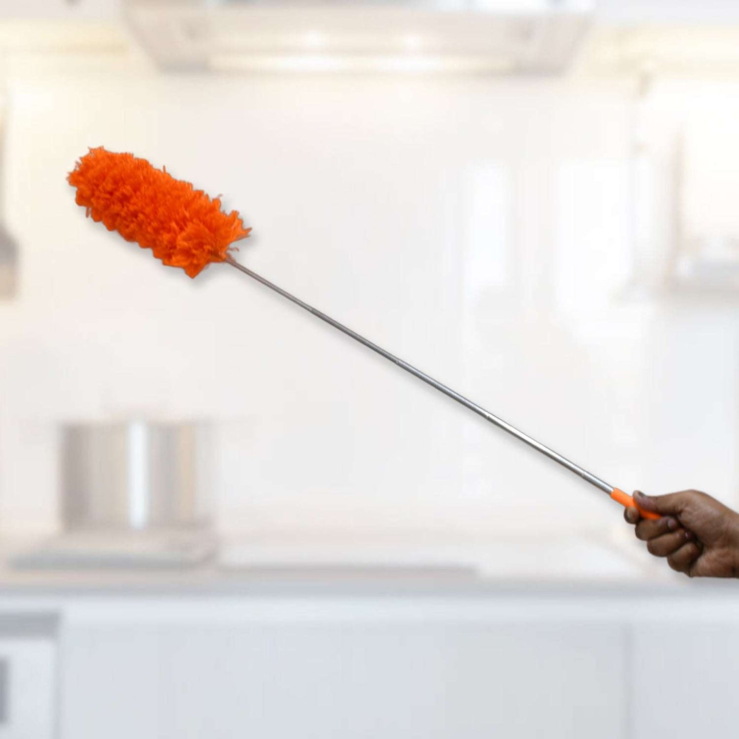 Adjustable Long Handle Microfiber Duster For Cleaning Microfiber Hand Duster Washable Microfiber Cleaning Tool Extendable Dusters For Cleaning Office Car Computer Air Condition Washable Duster - LootFaat