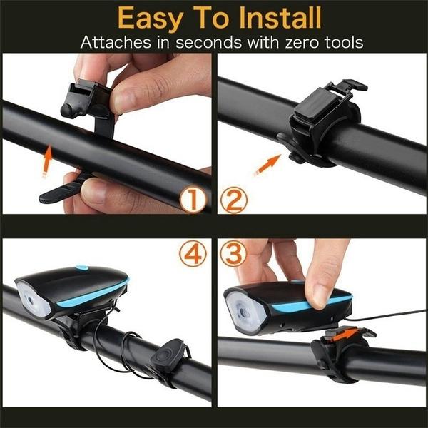 Rechargeable Bicycle Led Bright Light (1 Pc) - LootFaat