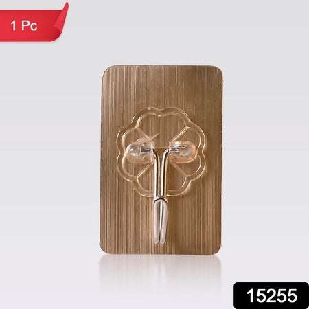 Plastic Adhesive Sticky Waterproof And Oil Proof Wall Hook (5.53.5 Cm) - LootFaat
