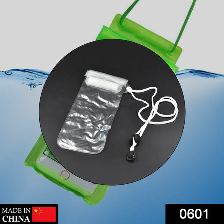 Waterproof Mobile Pouch (6.2 Inch Random Colour) - LootFaat