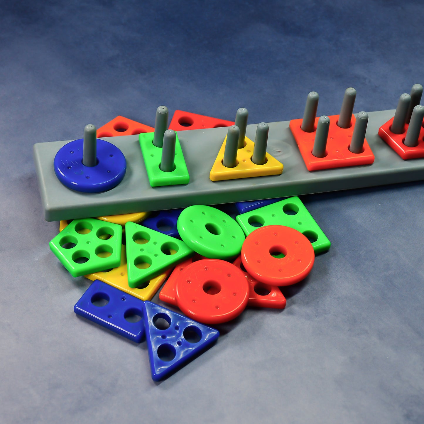 Geometric Brick - 5 Angle Matching Column Blocks For Kids - Preschool Educational Learning Toys. - LootFaat